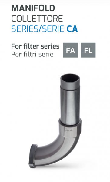 Anschlussbogen für FL6 / FA6 Filter (für K-Serie)